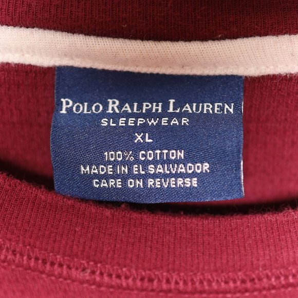 POLO RALPH LAUREN sleepwear XL MAROON - Picture 4 of 5